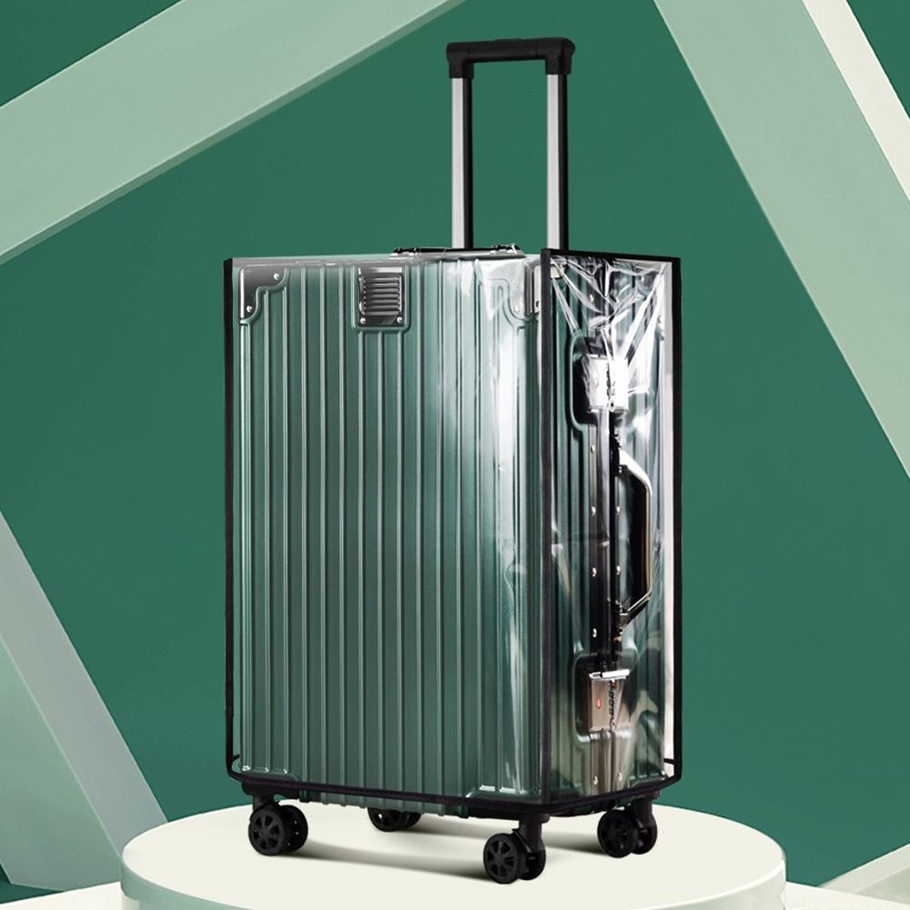 Luggage Protective Cover Transparent - Прочный прозрачный чехол для багажа из
