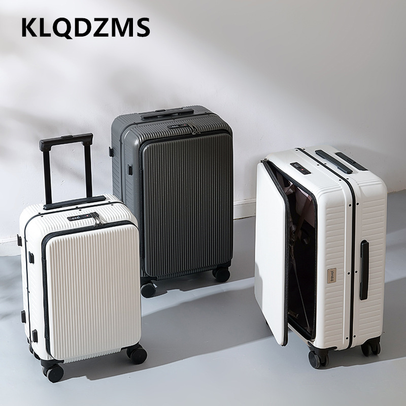 Front Opening Laptop Luggage 24 Inch - Чемодан на колесиках KLQDZMS 20/24 дюйма
