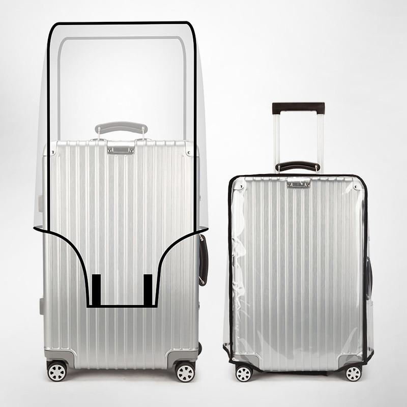 Waterproof Suitcase Cover Protector - Водонепроницаемый прозрачный чехол для защиты багажа,