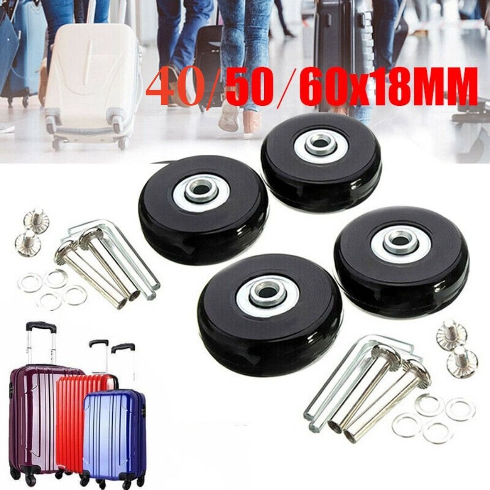57-59 мм Прочные гибкие бесшум – обзор и цена Silent Replacement Luggage Wheels
