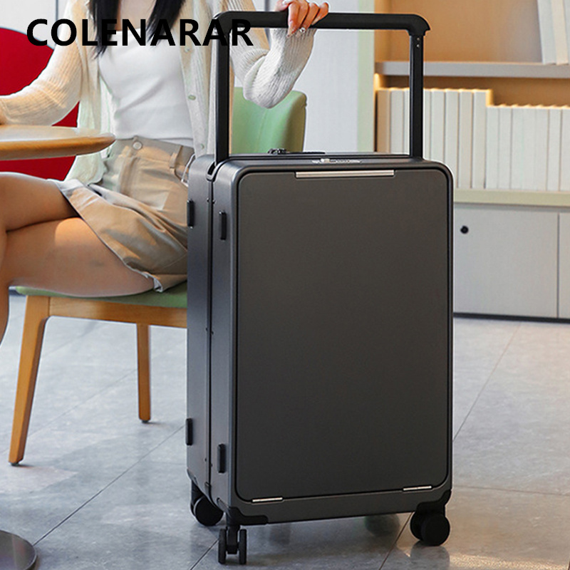 Чемодан COLENARA 20/24/26 дюйм – обзор и цена Front Opening Laptop Luggage 24 Inch