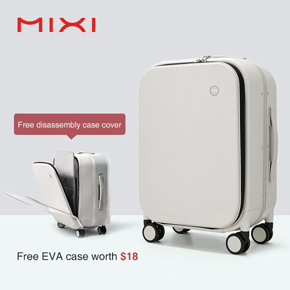 Чемодан с алюминиевой рамой Mi – обзор и цена Foldable Rolling Luggage Bag
