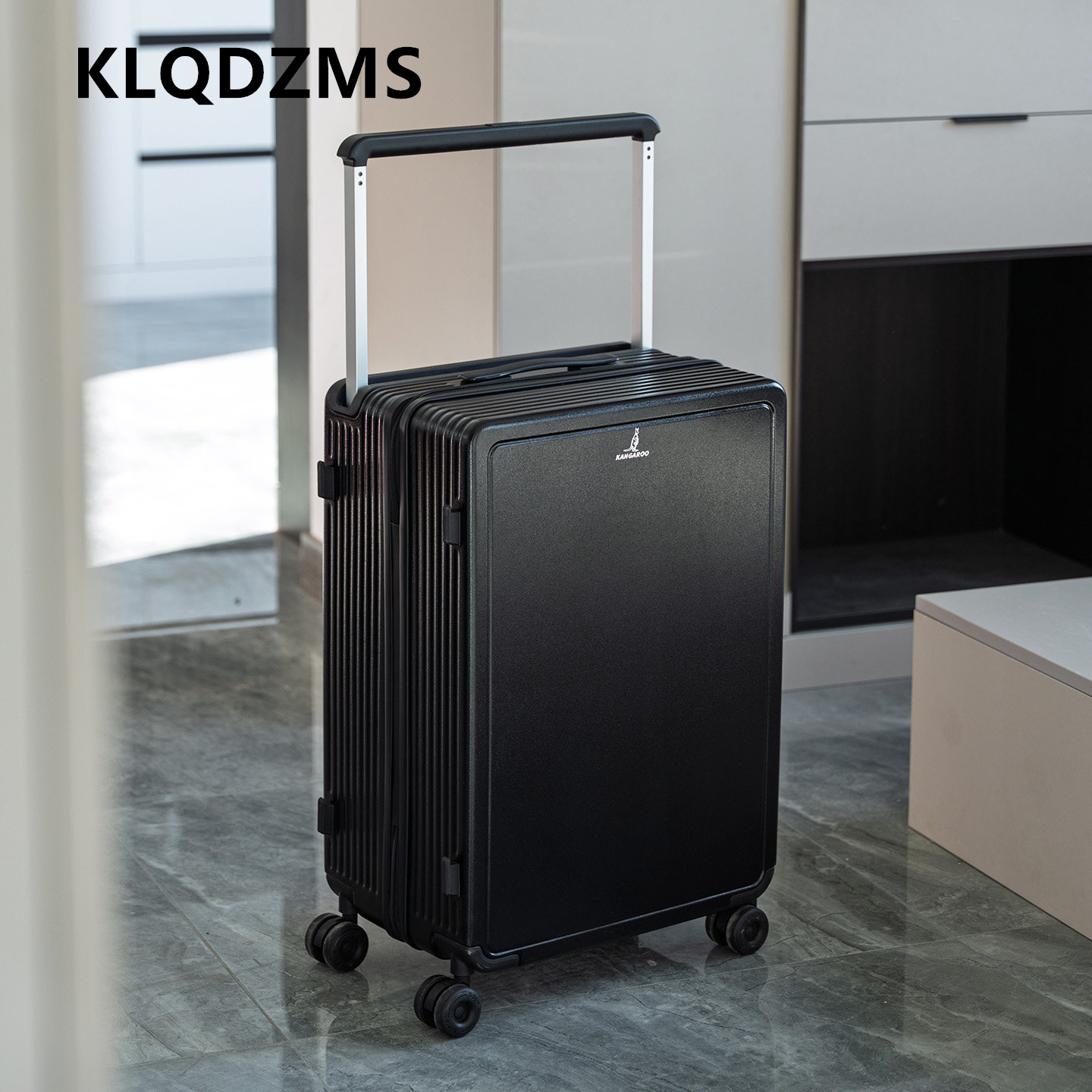 KLQDZMS Дорожный чемодан из AB – обзор и цена Spinner Wheel Rolling Suitcase 20 Inch