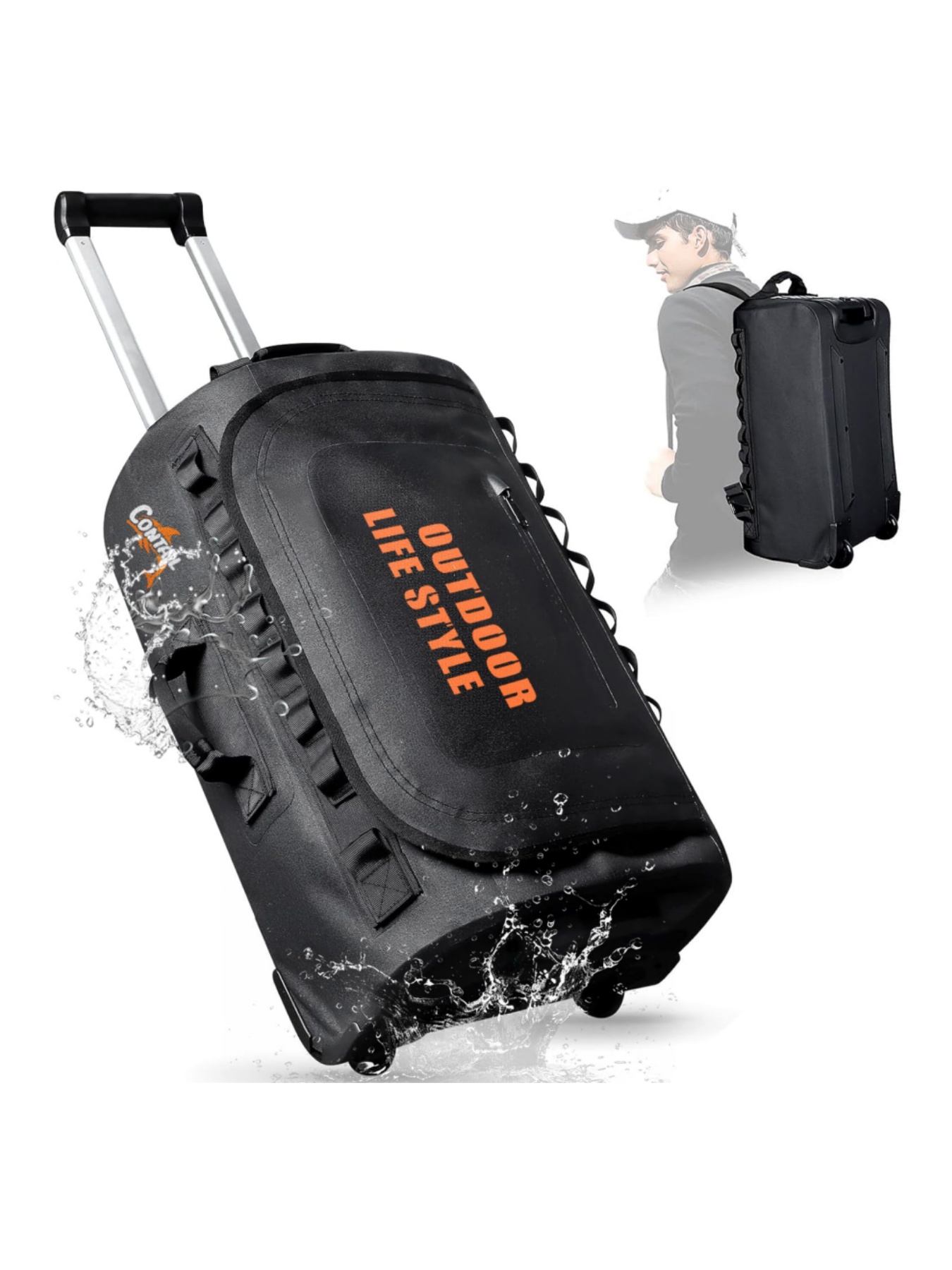 48/95 Сумка для дайвинга на ра – обзор и цена Foldable Rolling Luggage Bag