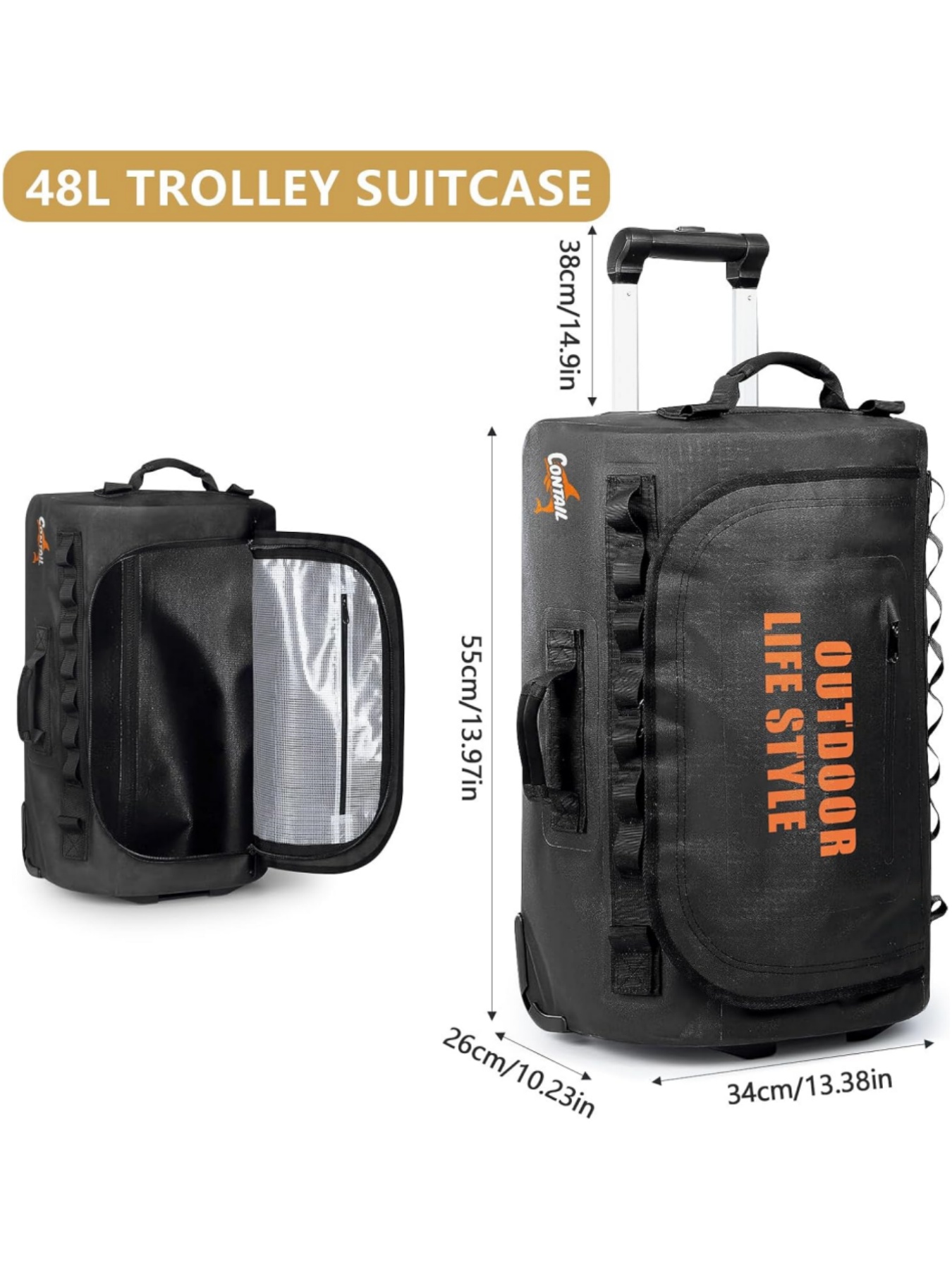 48/95 Сумка для дайвинга на ра – обзор и цена Foldable Rolling Luggage Bag