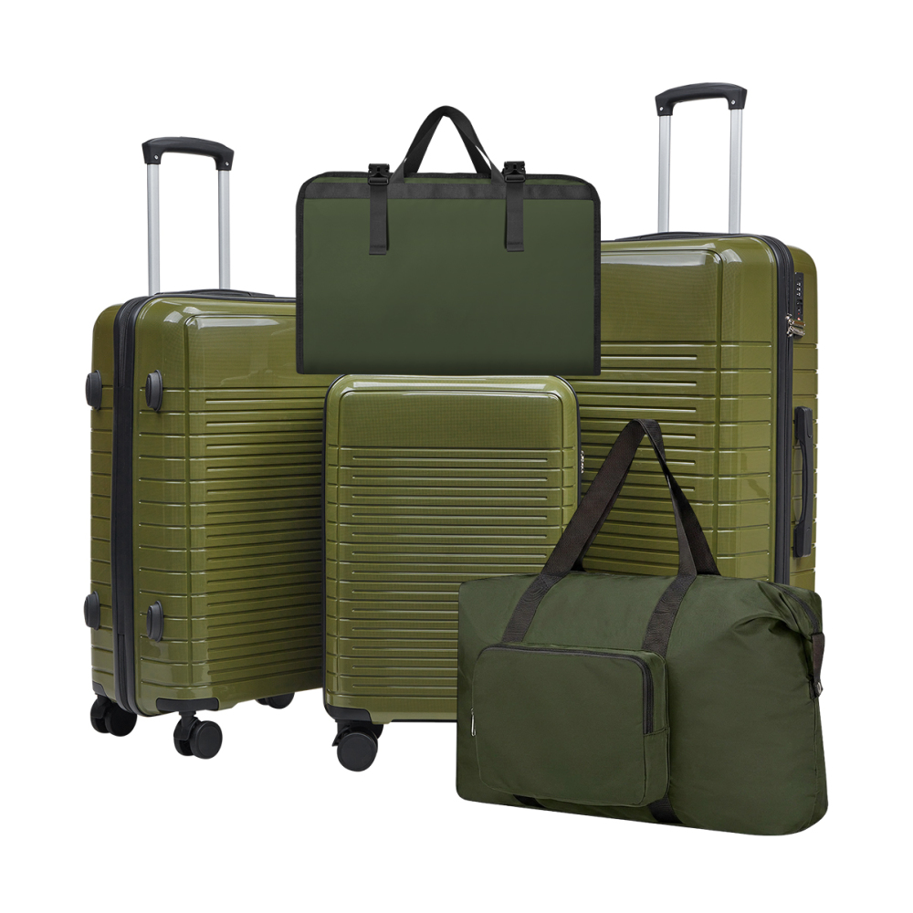 Набор из 5 предметов: жесткий  – обзор и цена Foldable Rolling Luggage Bag